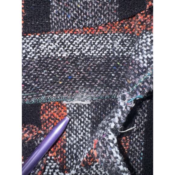 Vintage Baja Hoodie Men Large Poncho Pullover Mexican Surfer Hippie Toggle Neck - Picture 6 of 9